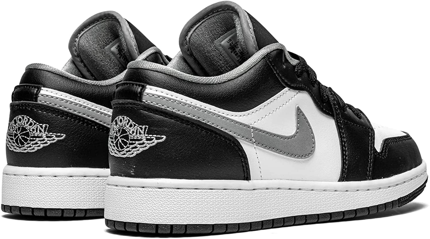 Men s Jordan 1 Low Black/Particle Grey White  553558 040    8 5