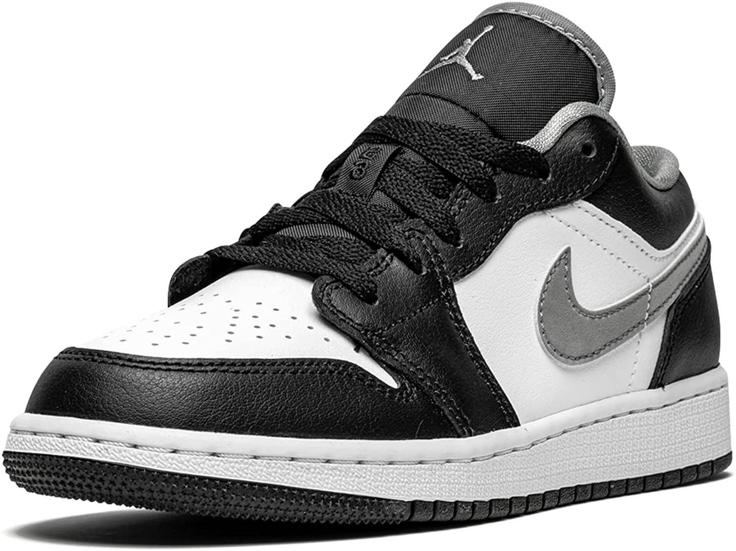Men s Jordan 1 Low Black/Particle Grey White  553558 040    8 5