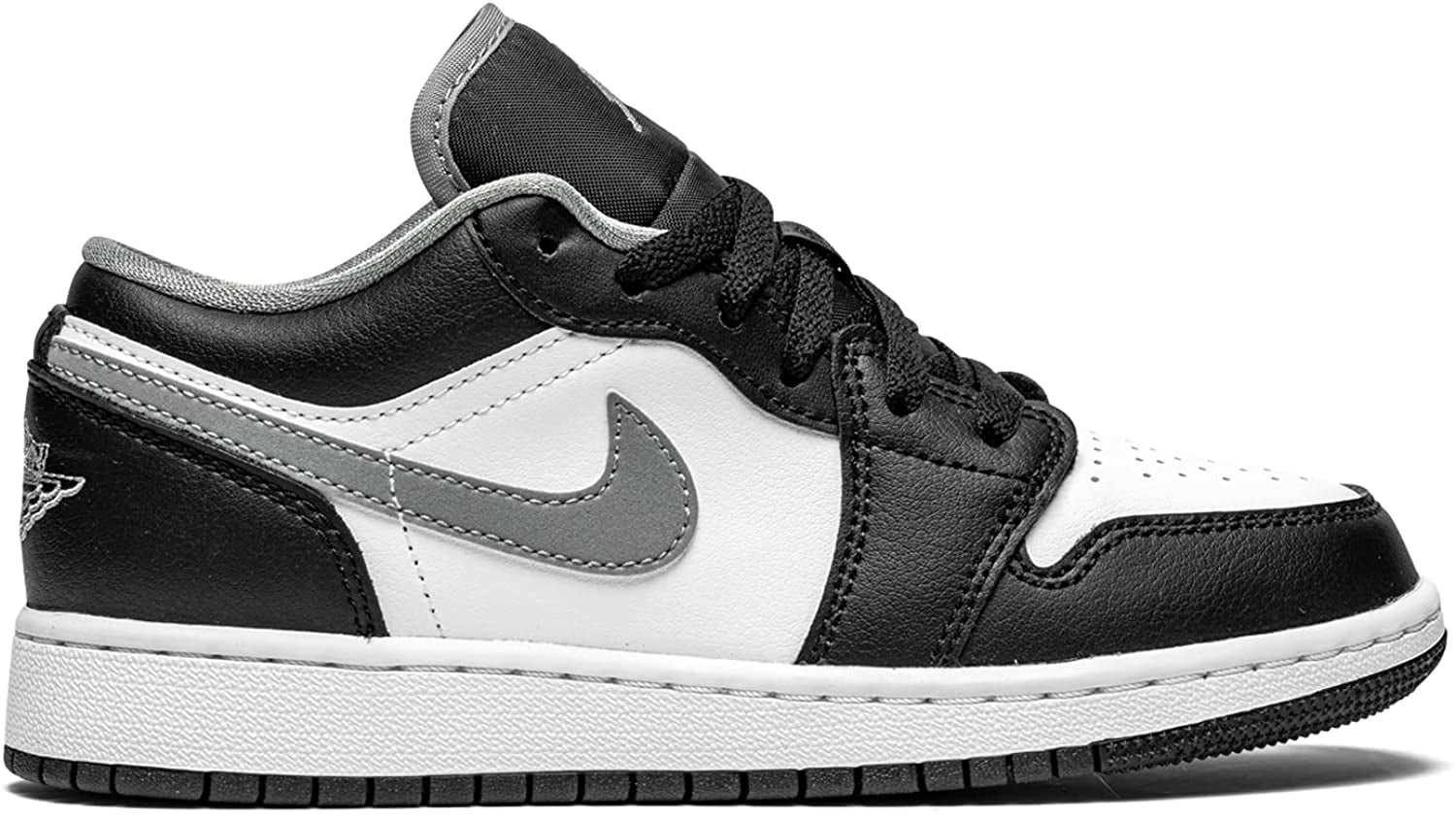 Men s Jordan 1 Low Black/Particle Grey White  553558 040    8 5