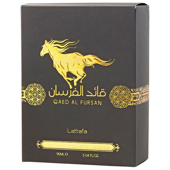 Lattafa Qaed Al Fursan EDP Spray para hombre, 85 ml, fragancias