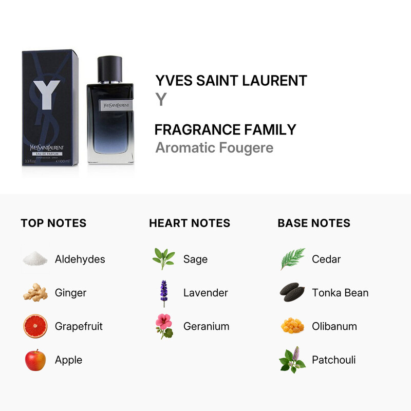 Men s Y EDP Spray 3 3 oz Fragrances
