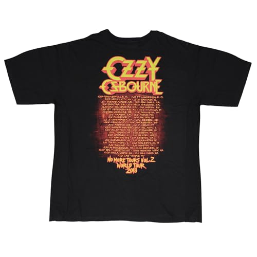 Ozzy Osbourne No More Tours Vol. 2. (Edición Limitada - Artículo de Coleccionista) Camiseta Slim Fit Grande Negro, Negro - US$22.00