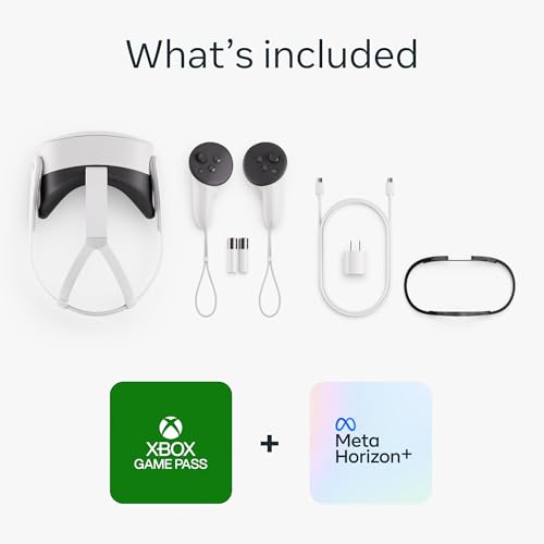 Meta Quest 3S 128GB   VR Headset   Thirty Three Percent More Memory   2X Graphical Processing Power   Access to 200  Games with a Trial of Xbox Game Pass Included