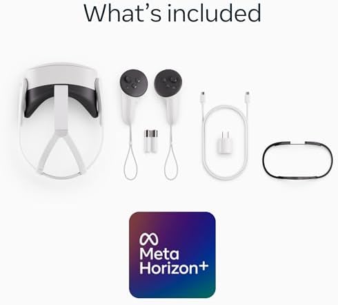 Meta Quest 3S 128GB   VR Headset   Thirty Three Percent More Memory   Virtual Reality Without Wires   Access to 40  Games with a 3 Month Trial of Meta Horizon  Included  Renewed Premium 