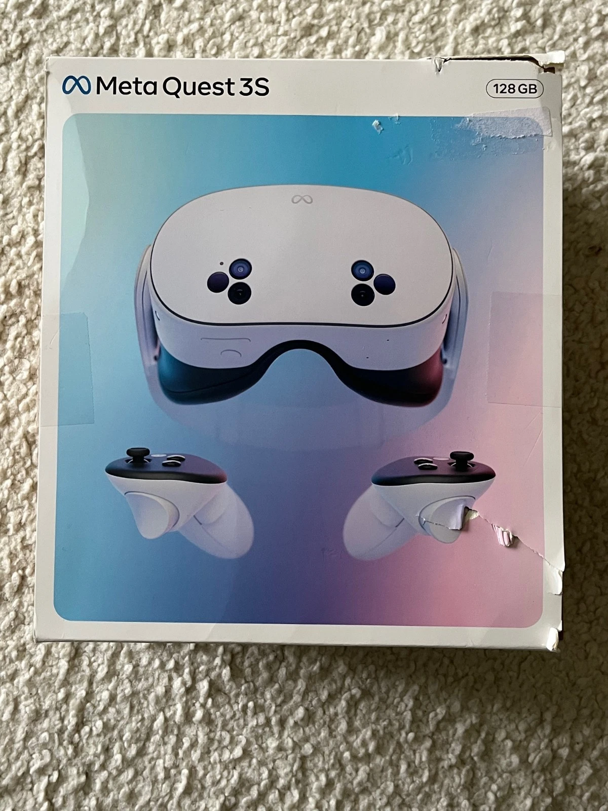 Meta Quest 3S 128GB All in One VR Headset with Controllers