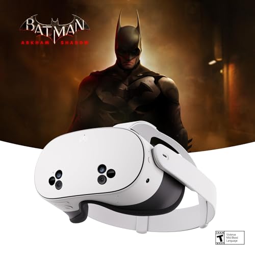 Meta Quest 3S 256GB   Batman  Arkham Shadow Included   30  Games Included with Meta Horizon  Access with Starter Bundles   Play More for Less