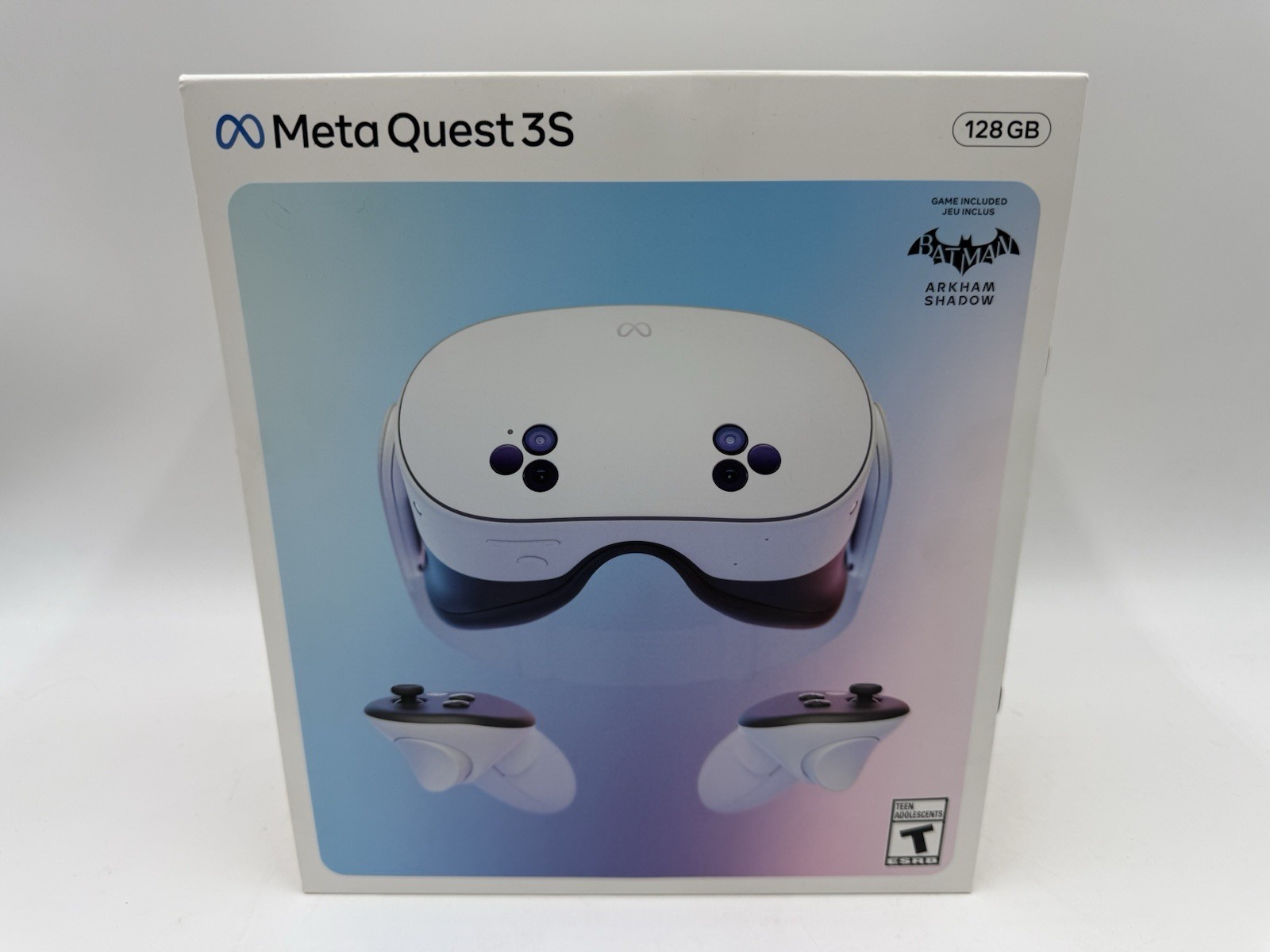 Meta Quest 3S Virtual Reality Headset 128GB Batman  Arkham Shadow Bundle NEW