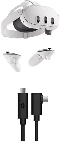 Meta Quest 3 512GB   Virtual Reality Headset Without Wires   Thirty Percent Sharper Resolution   2X Graphical Processing  Renewed Premium 