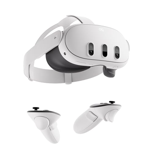 Meta Quest 3 512GB   VR Headset   Thirty Percent Sharper Resolution   2X Graphical Processing Power   Virtual Reality Without Wires   Access to 40  Games with a 3 Month Trial of Meta Horizon  Included