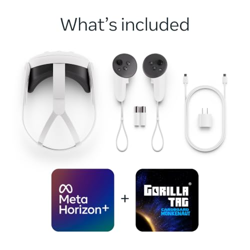 Meta Quest 3 512GB   VR Without Wires   Gorilla Tag Cardboard Monkenaut Bundle   Amazon Exclusive  Access to 100  Games with a 3 Month Trial of Meta Horizon  Included