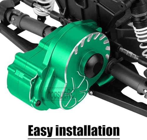 Metal Magnum 272R Assembled Transmission Upgrades Part for 1/10 Slash/Rustler/Stampede/Bandit 2WD VXL  Gearbox Transmission Bundle with Tooth Spur Gear Hops Up  #9495 Red 