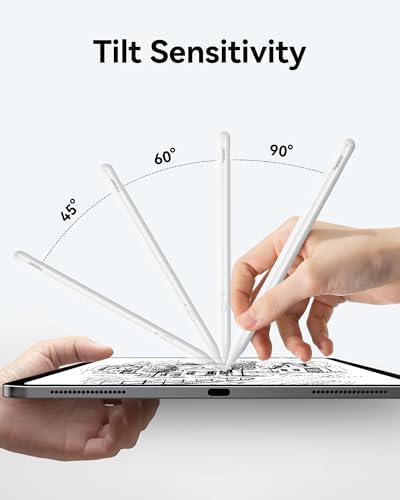 Metapen Pencil A11 for iPad 6th 11th  Quick Button & Bluetooth  2X Fast Charge Stylus Pen for 2018 2025 Apple iPad a16/11/10/9/8/7/6th Gen  Pro 12 9/11/13 inch M4  Air3/4/5/M2/M3  Mini 5/6th