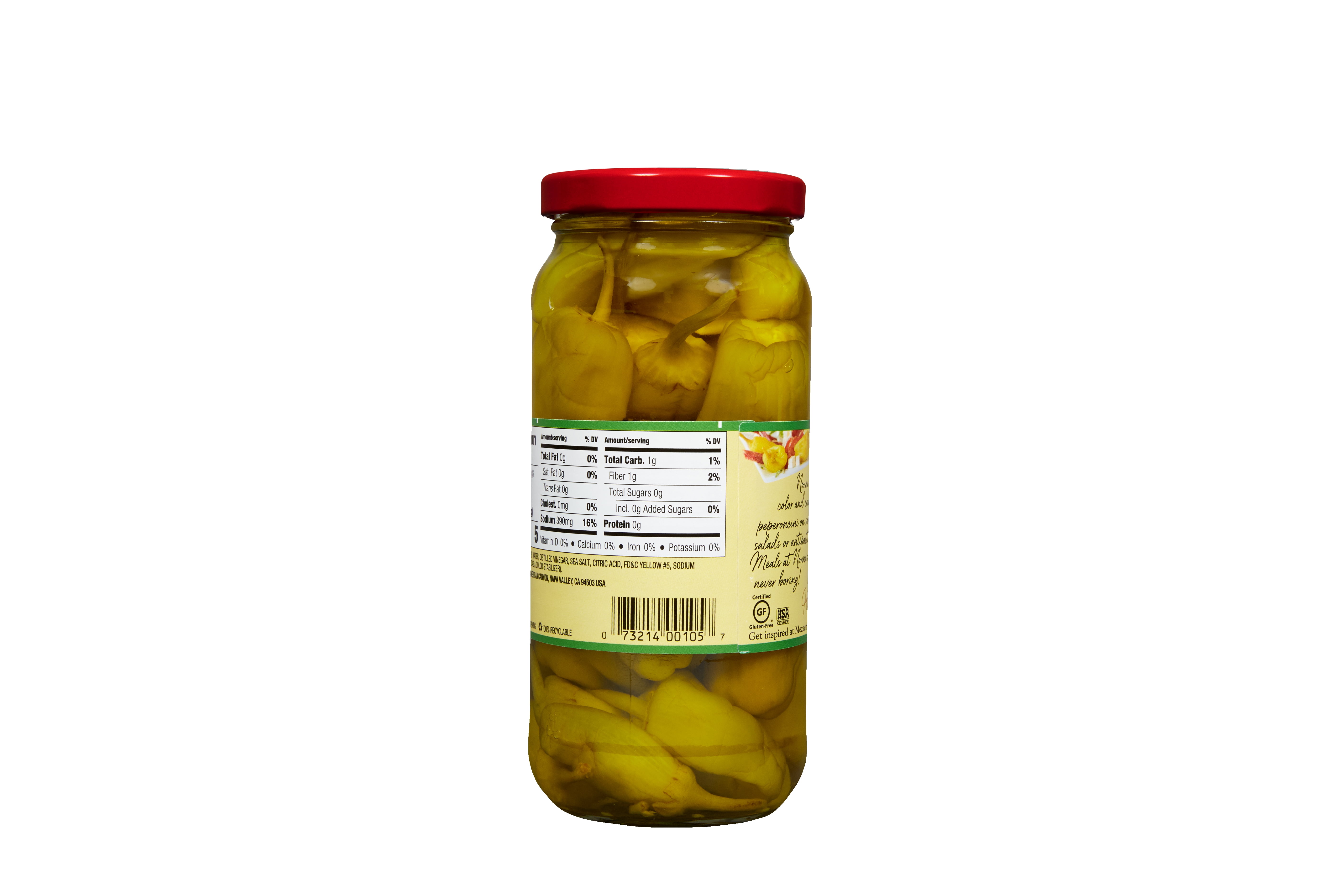 Mezzetta Golden Greek Peperoncini  16 fl oz Jar