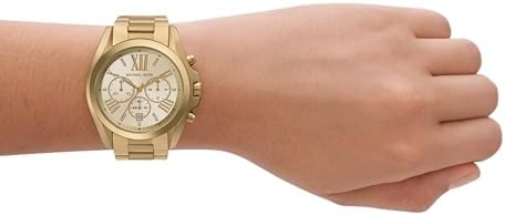 Michael Kors Bradshaw Womens Watch  Stainless Steel Chronograph Watch for Women with Steel or Leather Band