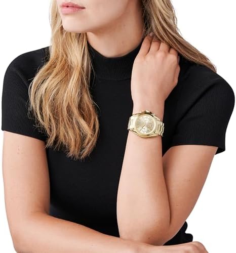 Michael Kors Bradshaw Womens Watch  Stainless Steel Chronograph Watch for Women with Steel or Leather Band
