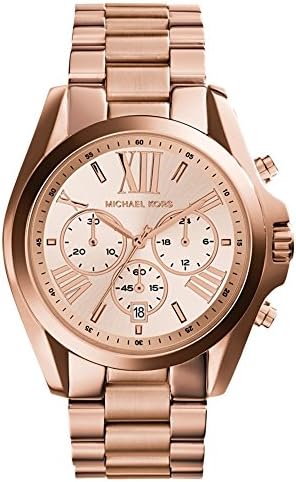 Michael Kors Bradshaw Womens Watch  Stainless Steel Chronograph Watch for Women with Steel or Leather Band