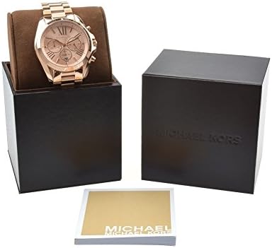 Michael Kors Bradshaw Womens Watch  Stainless Steel Chronograph Watch for Women with Steel or Leather Band