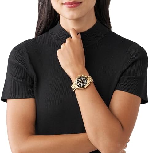 Michael Kors Bradshaw Womens Watch  Stainless Steel Chronograph Watch for Women with Steel or Leather Band