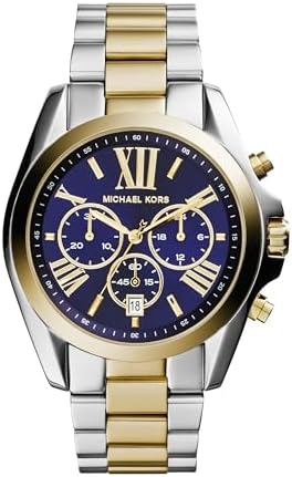 Michael Kors Bradshaw Womens Watch  Stainless Steel Chronograph Watch for Women with Steel or Leather Band