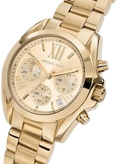 Michael Kors Bradshaw Womens Watch  Stainless Steel Chronograph Watch for Women with Steel or Leather Band
