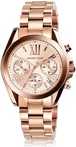 Michael Kors Bradshaw Womens Watch  Stainless Steel Chronograph Watch for Women with Steel or Leather Band
