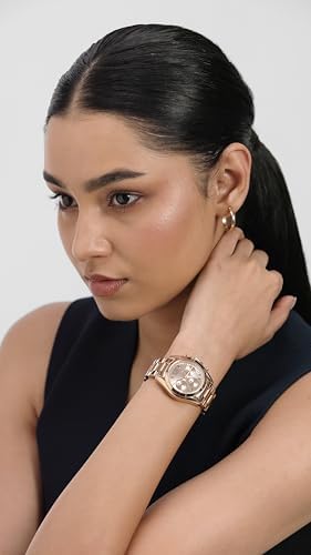 Michael Kors Bradshaw Womens Watch  Stainless Steel Chronograph Watch for Women with Steel or Leather Band