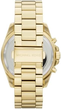 Michael Kors Bradshaw Womens Watch  Stainless Steel Chronograph Watch for Women with Steel or Leather Band