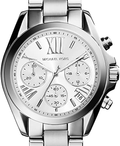 Michael Kors Bradshaw Womens Watch  Stainless Steel Chronograph Watch for Women with Steel or Leather Band