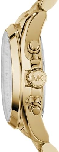 Michael Kors Bradshaw Womens Watch  Stainless Steel Chronograph Watch for Women with Steel or Leather Band