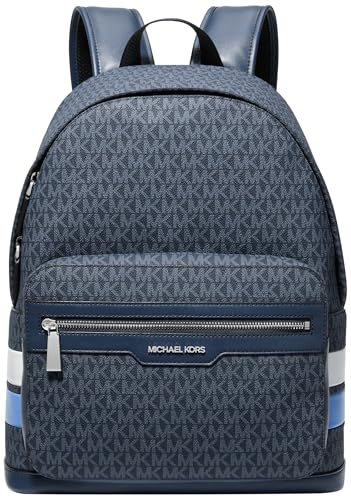 Michael Kors Mens Malone Backpack  Blue Multi  One Size