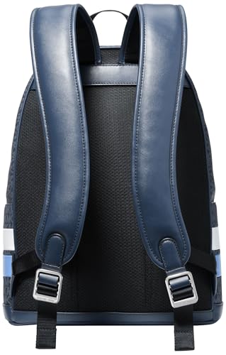 Michael Kors Mens Malone Backpack  Blue Multi  One Size