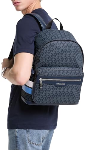 Michael Kors Mens Malone Backpack  Blue Multi  One Size