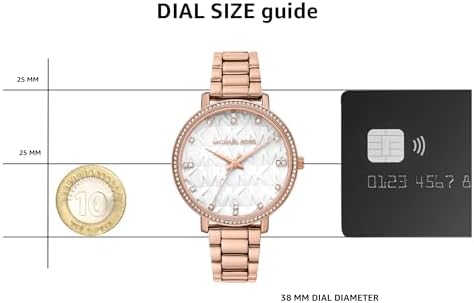 Michael Kors Pyper Womens Watch  Stainless Steel Watch for Women with Steel  Leather  or Silicone Band