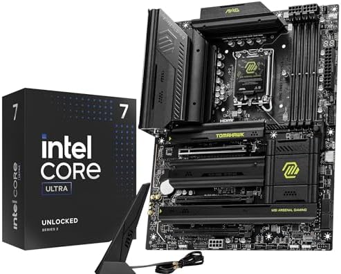 Micro Center CPU Motherboard Combo   Intel Ultra 7 265KF 20 Cores Unlocked Desktop Processor with PRO Z890 P WiFi ProSeries LGA 1851 ATX Motherboard