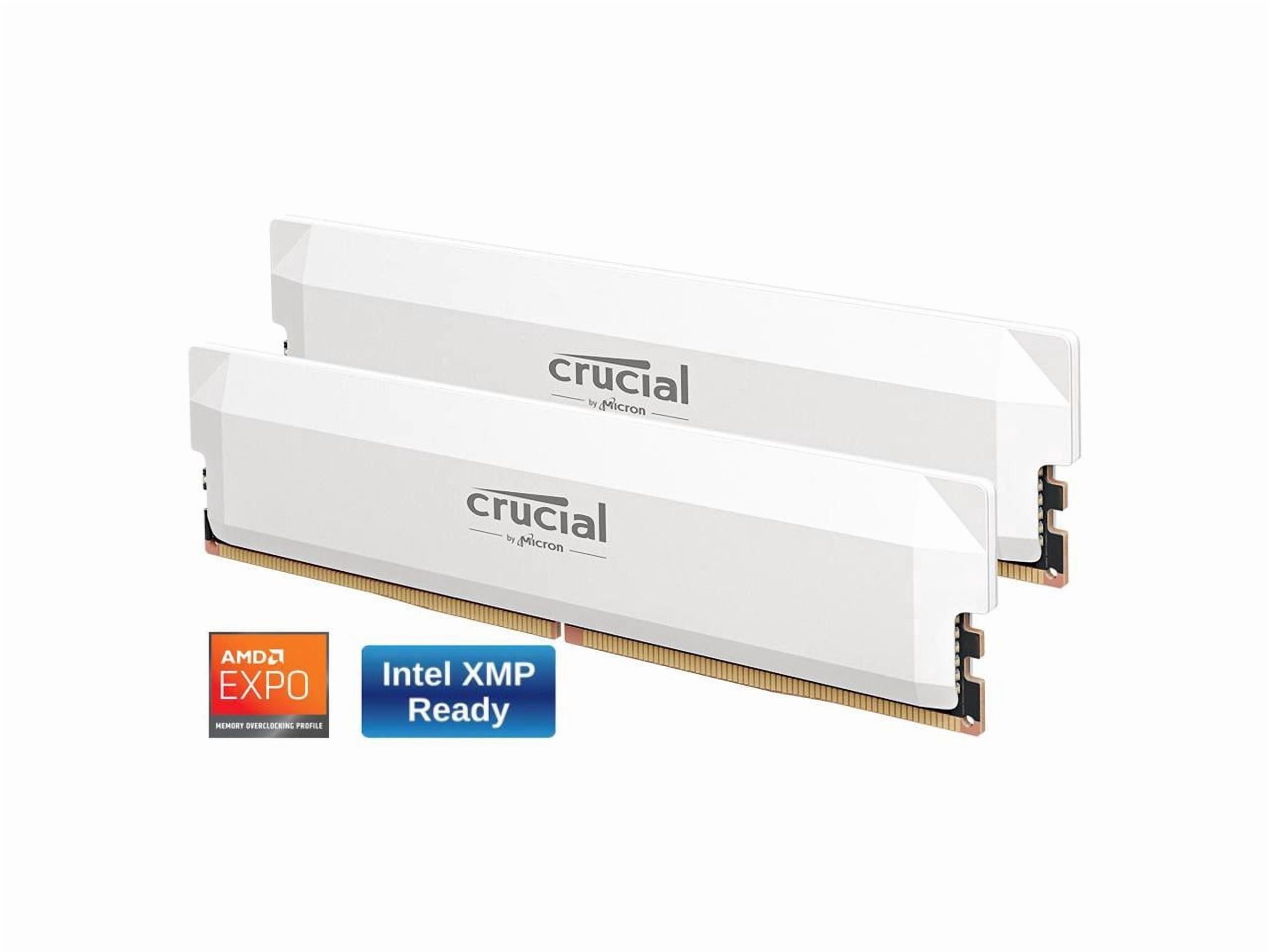 Micron Pro Overclocking 32GB  2 x 16GB  DDR5 SDRAM Kit de Memoria