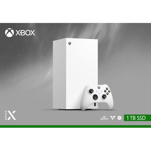 Microsoft EP2 00692 Xbox Series X 1TB All Digital Console  Disc Free Gaming    Robot White with Dual Controller  Robot White & Carbon Black  Bundle with 3 YR CPS Enhanced Protection Pack