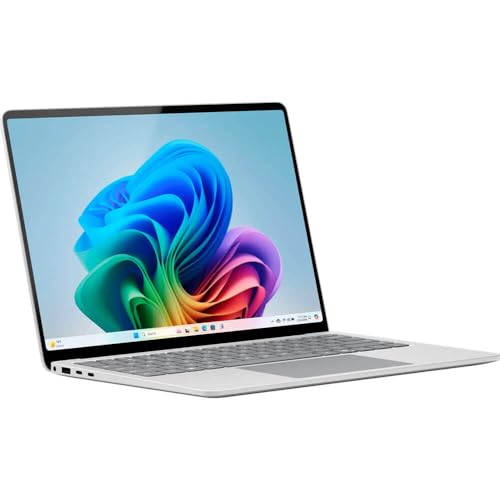 Microsoft Surface Laptop (2024), Windows 11 Copilot+ PC, pantalla táctil de 13.8 pulgadas, Snapdragon X Plus (10 núcleos), 16 GB de RAM, almacenamiento SSD de 512 GB, platino