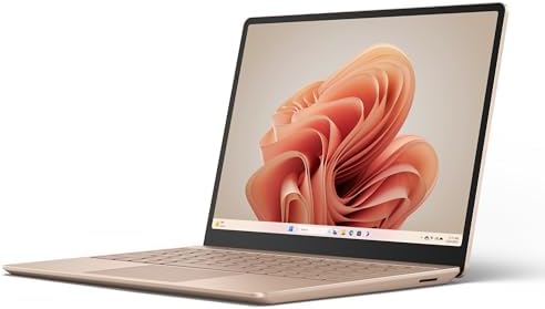 Microsoft Surface Laptop Go 3  2023    12 4 Touchscreen  Thin & Lightweight  Intel Core i5  8GB RAM  256GB SSD SSD  with Windows 11  Platinum Color Microsoft Copilot