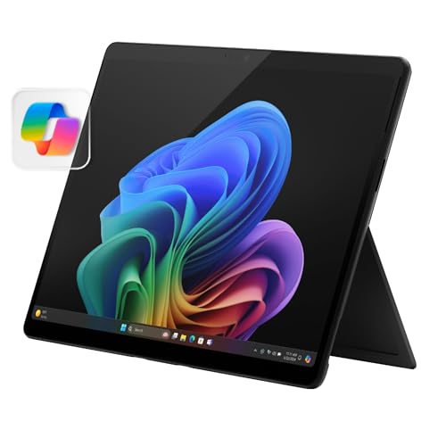 Microsoft Surface Pro 2 en 1 Laptop/Tablet (2024), Windows 11 Copilot+ PC, pantalla táctil de 13 pulgadas, Snapdragon X Plus (10 núcleos), 16 GB de RAM, 512 GB de almacenamiento, color negro