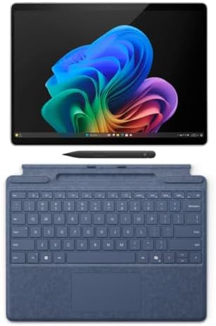 Microsoft Surface Pro 11 Bundle  13 Copilot  PC with Black Pro Keyboard & Slim Pen  Snapdragon X Plus  AI Tablet Essential Bundle for Surface Pro 11  16GB RAM  512GB SSD  Win 11 Pro