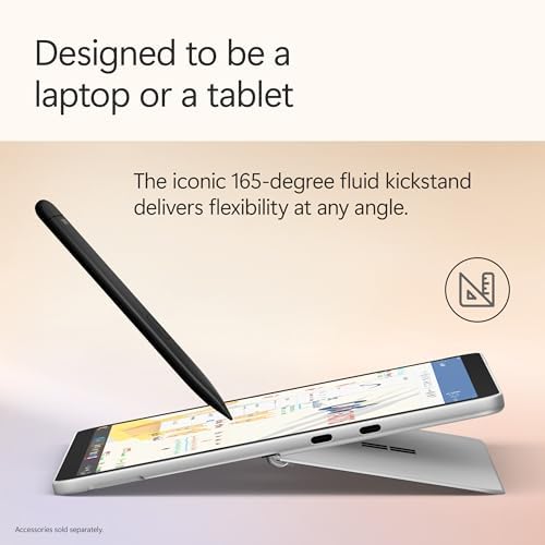 Microsoft Surface Pro 2 en 1 Laptop/Tablet (2025), Windows 11 Copilot+ PC, pantalla táctil de 12 pulgadas, Snapdragon X Plus (8 núcleos), 16 GB de RAM, 256 GB de almacenamiento, Platino