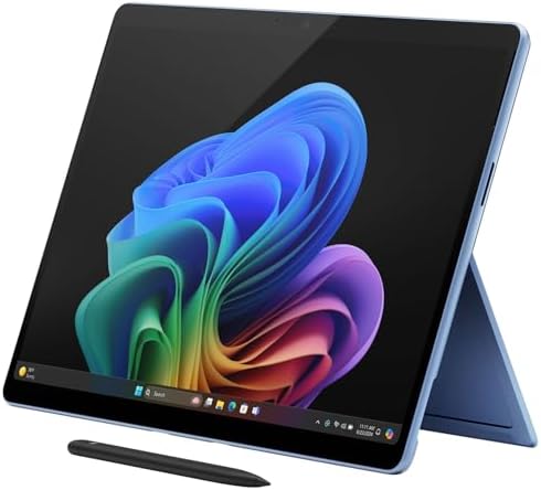 Microsoft Surface Pro 13 inch LCD PixelSense Flow Display Snapdragon X Plus 16GB RAM  512GB SSD Qualcomm Hexagon NPU Win 11 Home  Sapphire   Renewed 