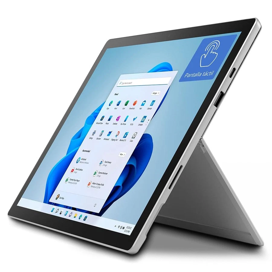 Microsoft Surface Pro 7  12 3" i5 2 40GHz/8GB/128GB SSD  Platinum    w/Warranty