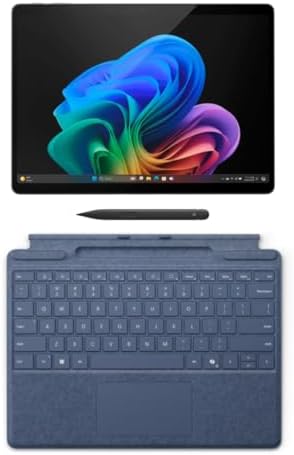 Microsoft Surface Pro 11 Copilot PC Bundle  13 2 8K Touchscreen Tablet with Black Pro Keyboard & Business Pen  Snapdragon X Plus  16GB RAM  512GB SSD  Win 11 Pro  Black