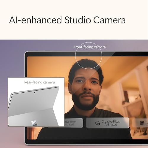 Microsoft Surface Pro 2 in 1 Laptop/Tablet  2024   Windows 11 Copilot  PC  13 Touchscreen Display  Snapdragon X Plus  10 Core   16GB RAM  512GB Storage  Platinum