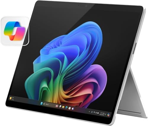 Microsoft Surface Pro 2 in 1 Laptop/Tablet  2024   Windows 11 Copilot  PC  13 Touchscreen Display  Snapdragon X Plus  10 Core   16GB RAM  512GB Storage  Platinum