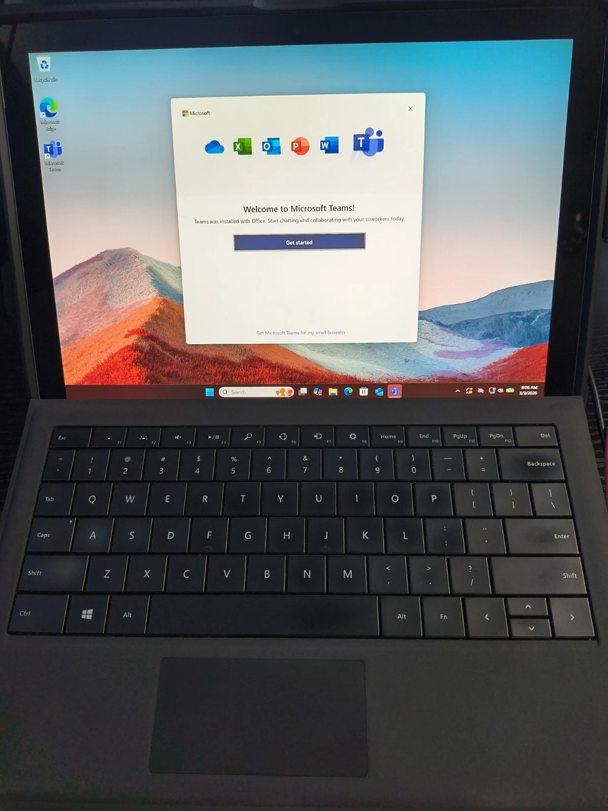 Microsoft Surface pro 7  i5 1135G7 2 4Ghz 256GB SSD