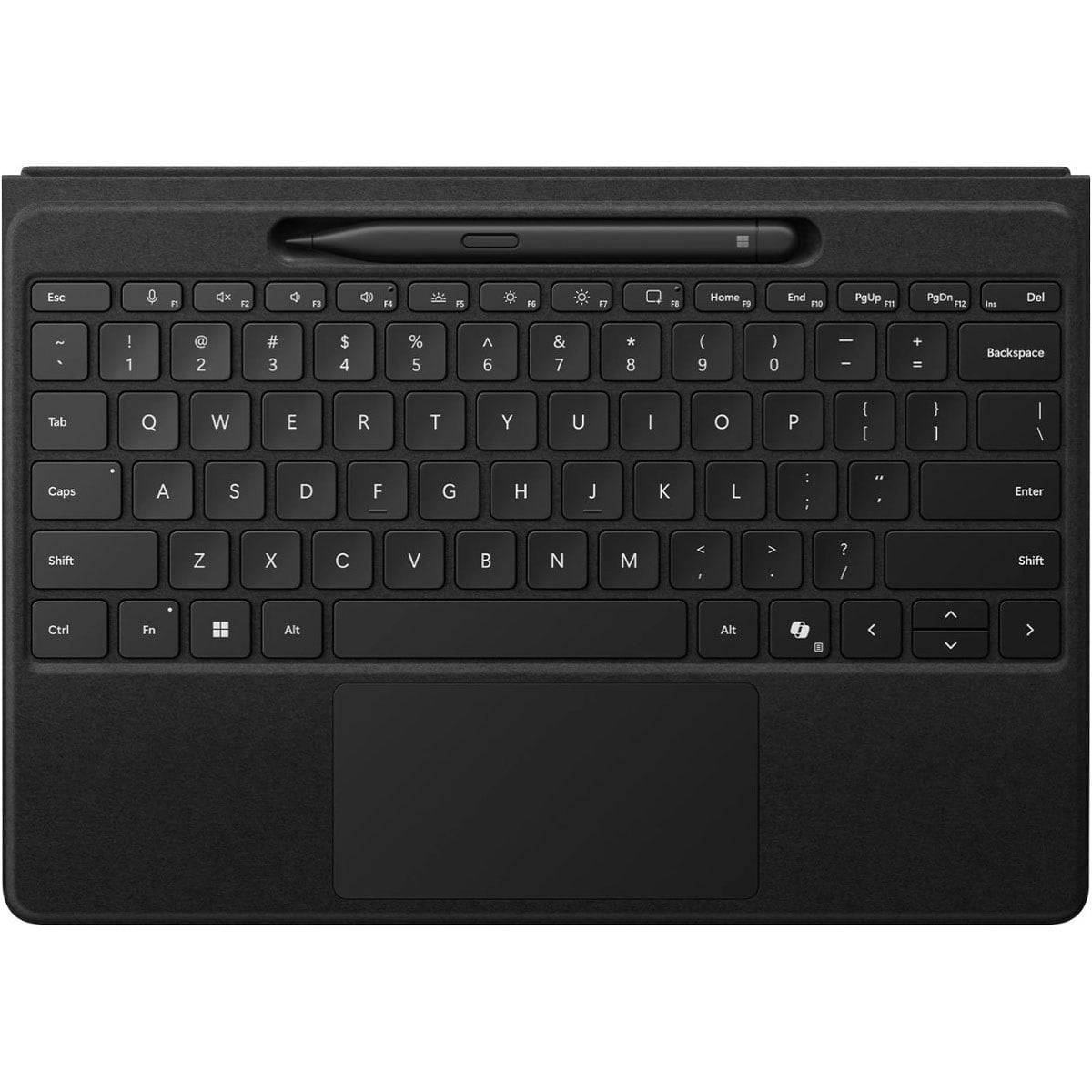 Microsoft Teclado Surface Pro Flex con Bolígrafo Delgado para Copilot  11  Edición  Negro