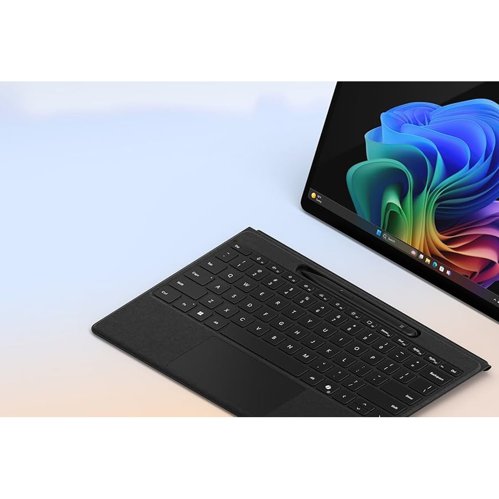 Microsoft Teclado Surface Pro Flex con Bolígrafo Delgado para Copilot  11  Edición  Negro