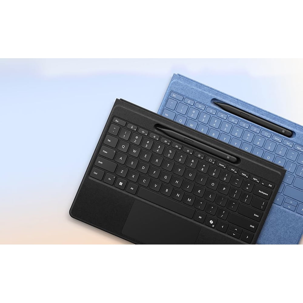 Microsoft Teclado Surface Pro Flex con Bolígrafo Delgado para Copilot  11  Edición  Negro